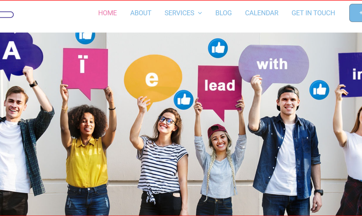 AïeLEAD website homepage by Orion Global Consulting